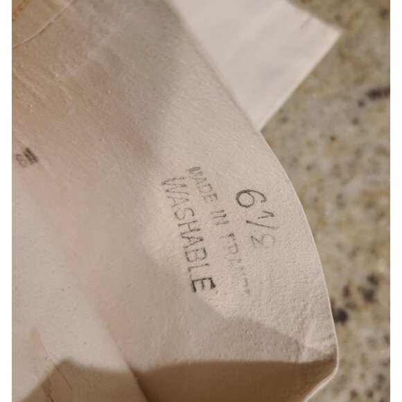 Vintage Womens Size XS-S 6.5 Cream Leather Formal 15.5" Long Opera Gloves France - Picture 9 of 14